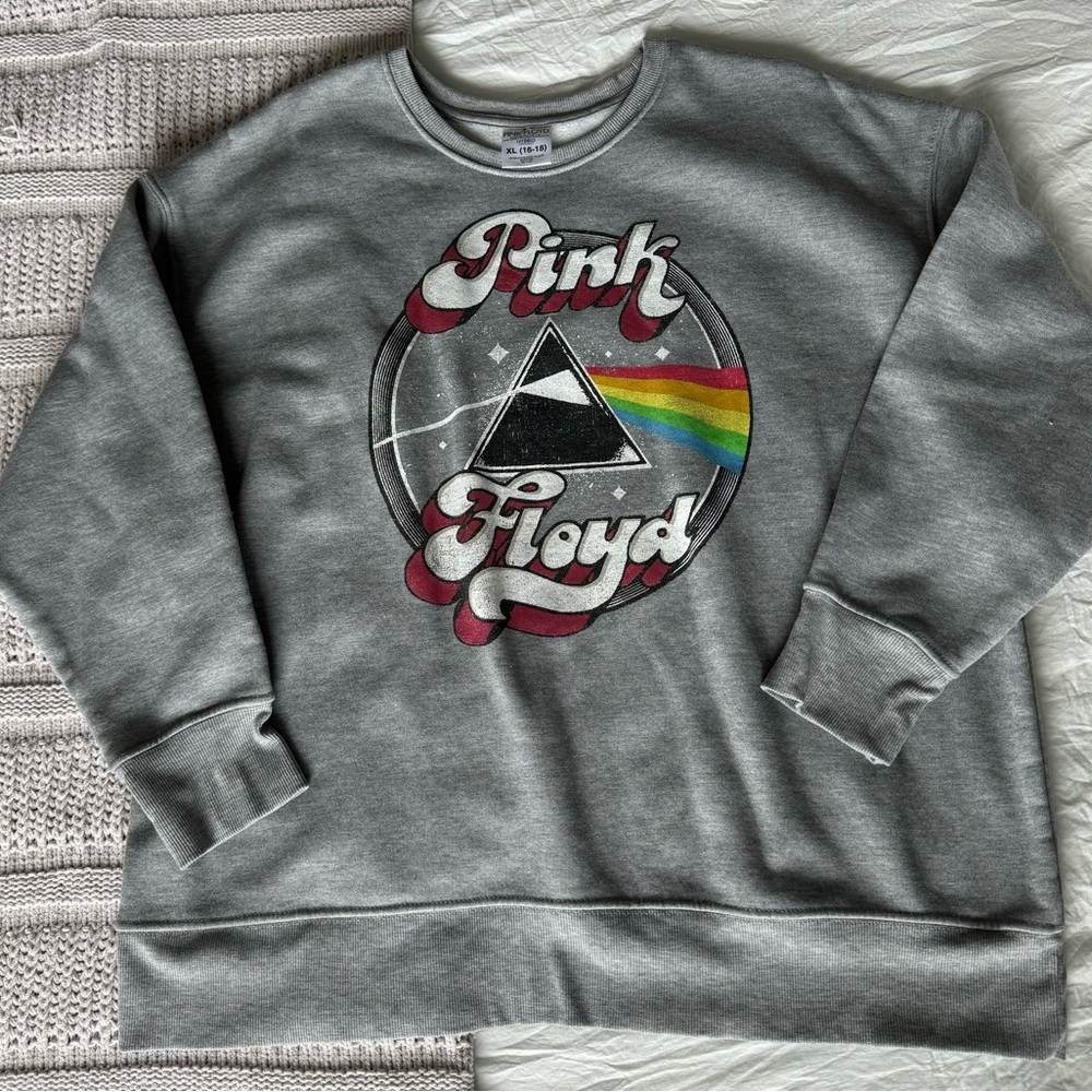 Pink Floyd Gray Crewneck Sweatshirt